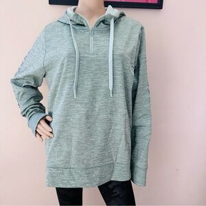 Under Armour Light Teal Quarter-Zip Hoodie
